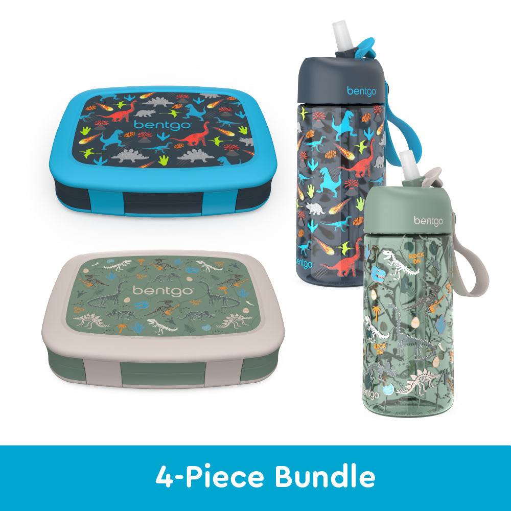 bentgo-kids-prints-lunch-boxes-and-water-bottles-o6 bentgo-lunch-box-bottle-bundle-dinsoaur-fossils-1.jpg